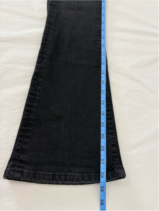 MOTHER The Weekender Flare Jeans Sz 24 Not Guilty Black EUC - Picture 13 of 14